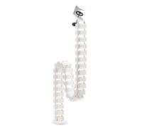 LogiLink Flexible cable channel. Clamp-On version. 1347x129 mm. white