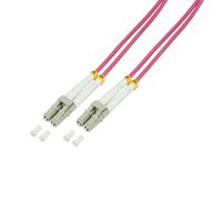 LogiLink FP4LC50 InfiniBand/fibre optic cable 50 m 2x LC Violet