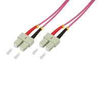 LogiLink FP4SC20 InfiniBand/fibre optic cable 20 m SC Violet