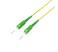 LogiLink FPSSC01 fibre optic cable 1 m SC OS2 Yellow