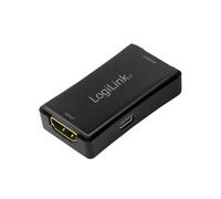 LogiLink HD0014 bridge/repeater Network repeater 18000 Mbit/s Black