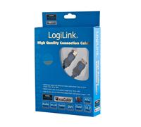 LogiLink HDMI Cable High Speed Ethernet 1.4 Audio Full HD 2m Type A M/M