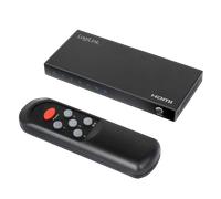 LogiLink HDMI switch, 4x1-Port, 4K/60 Hz, HDCP, HDR, CEC, RC