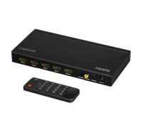 LogiLink HDMI switch. 4x1-Port. multiviewer. 1080p/60 Hz. scaler. seam