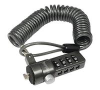 Logilink Heavy Duty Security Cable with 4-Dial Combination Lock - Black