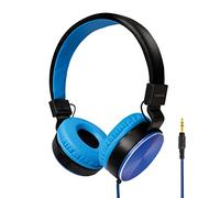 LogiLink HS0049BL - Elegant Foldable Stereo Headphones with High Sound Quality Blue