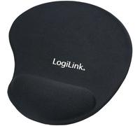 LogiLink® ID0027 Mousepad With Gel Wrist Rest Support - Black