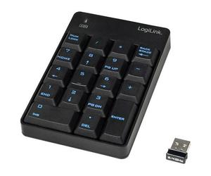 LogiLink ID0120 Radio Numeric Keypad Black USB Numeric Keypad