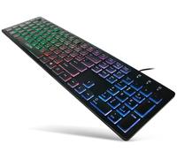 Logilink ID0138 Backlit Keypad, USB 1.1, Rainbow LED Backlight Black