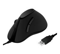 LogiLink ID0158 Ergonomic USB Optical Mouse Black 5 Buttons 1000 dpi