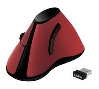 LogiLink ID0159 Ergonomic mouse Black Red 5 Buttons 1200 dpi Radio...