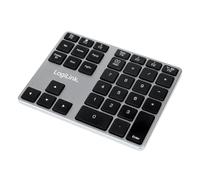Logilink ID0187 BT v3.0 Number Pad/Numeric Keypad with 35 Keys and Function Keys for Windows/MacOS, Aluminium