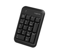 LogiLink ID0201 numeric keypad Laptop Bluetooth Black