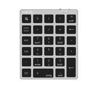 Logilink ID0212 Wireless 28-Button Keypad with BT 5.0, Scissor Mechanism