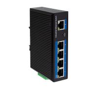 LogiLink Industrial Gigabit Ethernet Switch, 5-Port 10/100/1000 Mbps