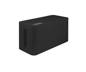 LogiLink KAB0060 LogiLink Cable Box. 23.5 cm Length, Black, Black Black klein