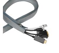LogiLink KAB0071 Cable Tube with Zip to Protect the Cables and for a Tidy Look,