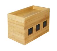 LogiLink KAB0076 Cable Box Medium 255 x 140 x 165 mm Bamboo