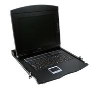 LogiLink KVM Console with 17" LCD Screen. VGA. US keyboard layout