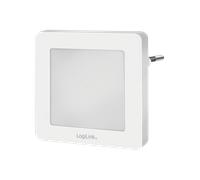 LogiLink LED night light socket, twilight sensor, square