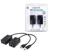 LogiLink UA0021D - USB 2.0 extender (extension via RJ45 cable) up to 50 m