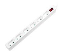 LogiLink LPS232 power extension 1.5 m 6 AC outlet(s) Indoor White