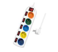 `LogiLink Steckdosenleiste 5-fach,5xCEE 7/3,m. 6Sch` ACC NEW
