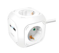 LogiLink LPS283U power extension 1.4 m 4 AC outlet(s) Indoor White