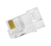 LogiLink Modular Plug RJ45 Cat.6 UTP. pass through. 50 pcs.