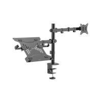 Logilink Monitor Mount for 2 Monitors (17-32") and 1 Notebook/Tablet (10-15.6")