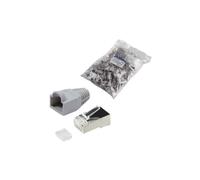 Logilink Professional MP0022 RJ45 Connector Shielded Cat.6 Black