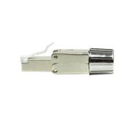 LogiLink MP0080-CAT MP0080 Field Assembly RJ45 Connector CAT 8.1-EconLine, Grey, Stainless Steel