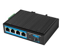 LogiLink Industrial Gigabit Ethernet Switch, 4-Port 1000 Mbps + 1 port
