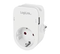 LogiLink PA0247 surge protector White 1 AC outlet(s) 230 V