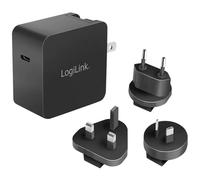LogiLink PA0302 Travel Adapter USB Fast Charging US/AU/UK/EU Plugs