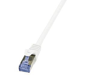 Logilink Patchkabel Kat.6A S/FTP PrimeLine weiß 3,00m