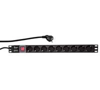 LogiLink PDU9C02 power distribution unit (PDU) 9 AC outlet(s) Black