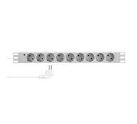LogiLink PDU9C05 surge protector Light grey 9 AC outlet(s) 230 V 2 m