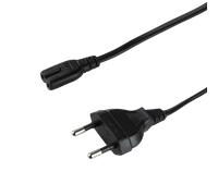 LogiLink Power cable. CEE 7/16 to IEC C7. black. 5 m