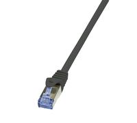 LogiLink PrimeLine Cat.7 S/FTP 0.25m networking cable Black Cat7 S/FTP