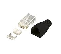 Logilink Professional MP0022 RJ45 Connector Shielded Cat.6 Black