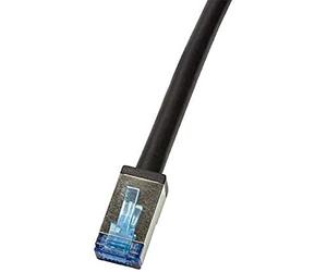 Logilink Professional Outdoor Ethernet Patch Cable Cat.6A S/FTP PVC + PE 15 m Black