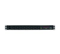 LogiLink PDU8P01 power distribution unit (PDU) 8 AC outlet(s) 1U Black