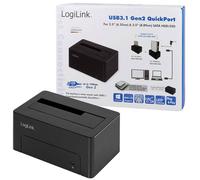 LogiLink QP0027 USB-C 3.1 Gen 2 SATA 6Gbps 2.5/3.5" HDD/SSD Dockin...