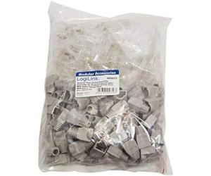 LogiLink RJ45 Ethernet Connectors - Wire Connectors (Grey)