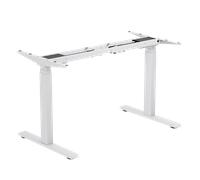LogiLink Sit-stand desk frame. dual motor. easy-use controller. white