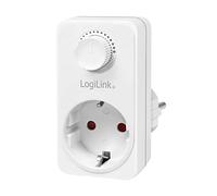 LogiLink Socket adapter with dimmer (adjustment wheel), 1 piece, PA0151