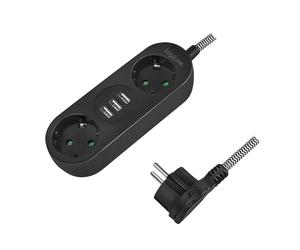 `LogiLink Steckdosenleiste 2-fach,2xCEE 7/3+3xUSB-A` ACC NEW