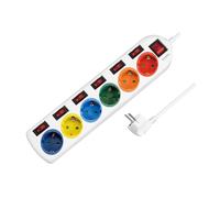 `LogiLink Steckdosenleiste 6-fach,6xCEE 7/3,m. 7Sch` ACC NEW