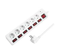 `LogiLink Steckdosenleiste 6-fach,6xCEE 7/3,m. 7Sch` ACC NEW